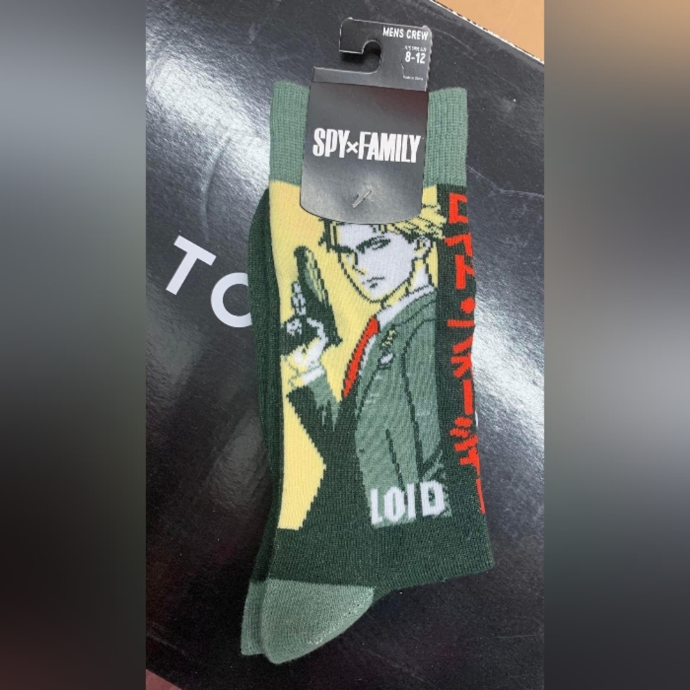 Spy X Family Men Crew Sock 8-12